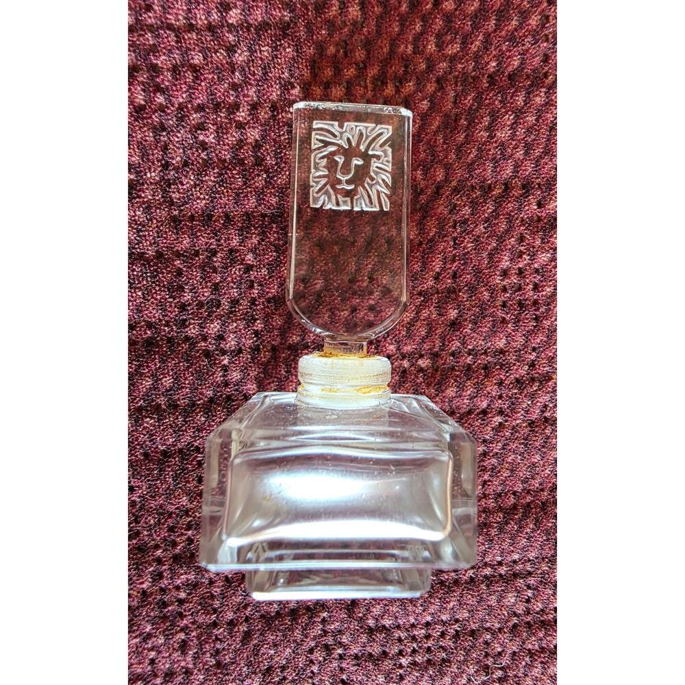 Vintage Lion head french perfume bottle